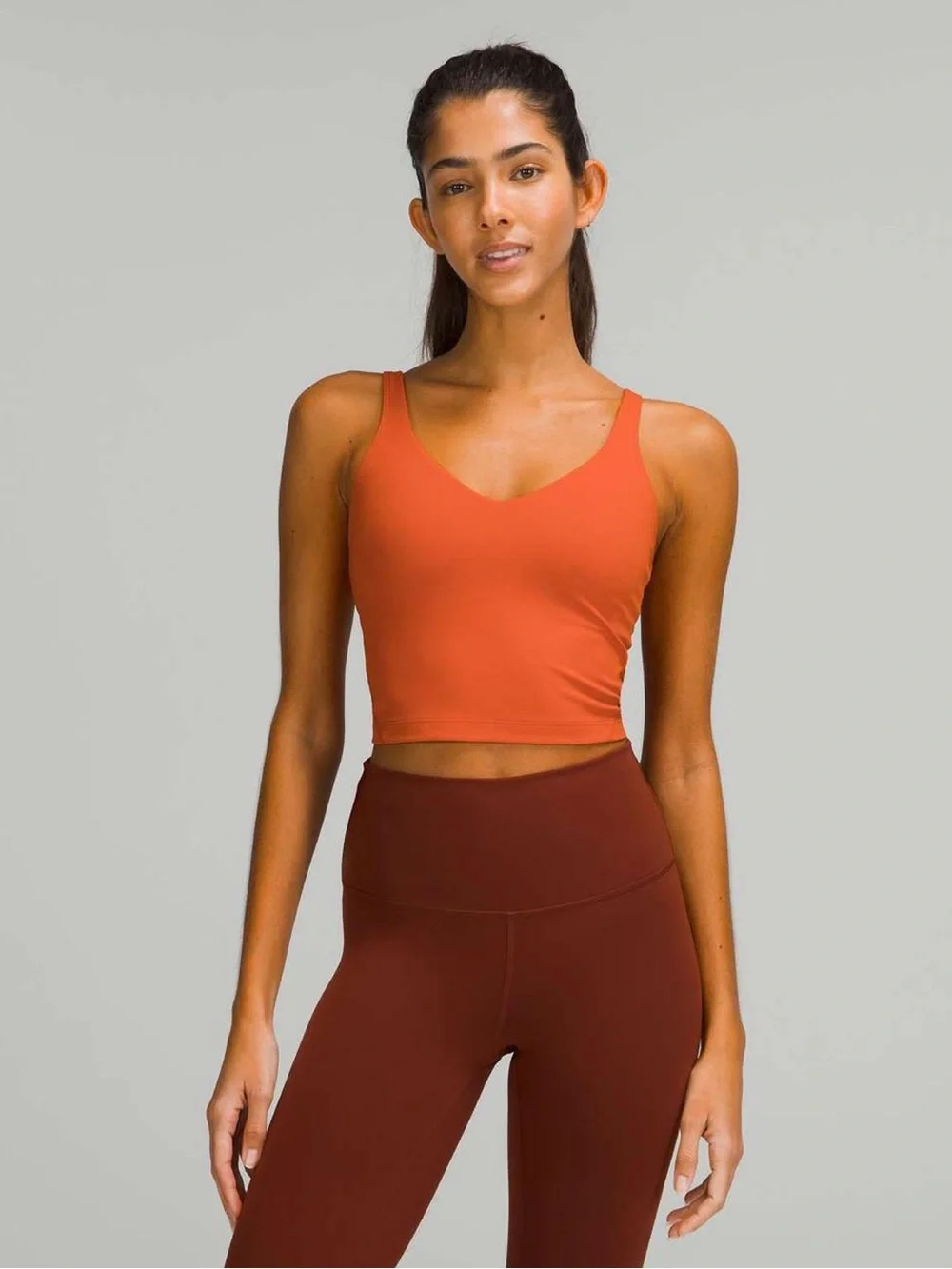 lululemon athletica Rust-Orange Align Tank